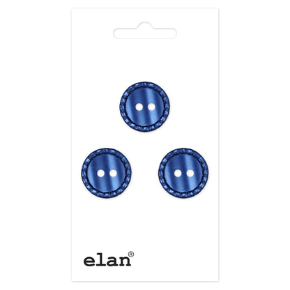 ELAN 2 Hole Button 15 mm (5/8 in), 3 Count