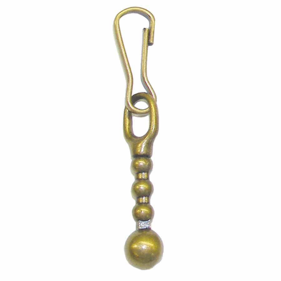 COSTUMAKERS Ball Zipper Drop Pull with Hook – Gold