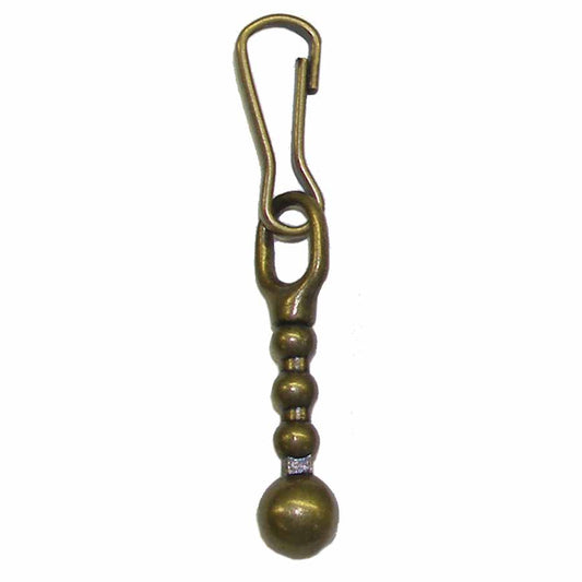 COSTUMAKERS Ball Zipper Drop Pull with Hook – Antique Gold