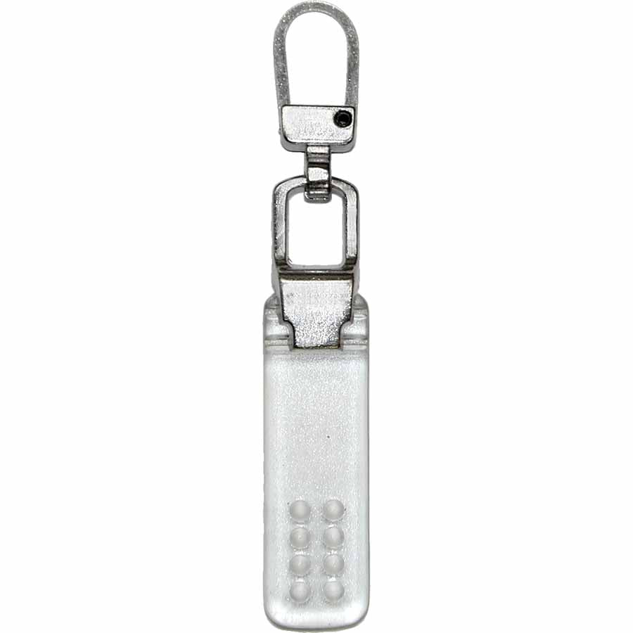 COSTUMAKERS Zipper Pull – Rectangle – Clear
