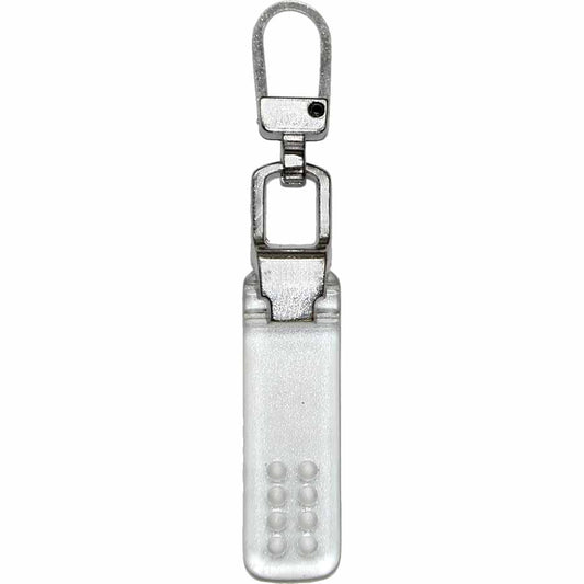 COSTUMAKERS Zipper Pull – Rectangle – Clear