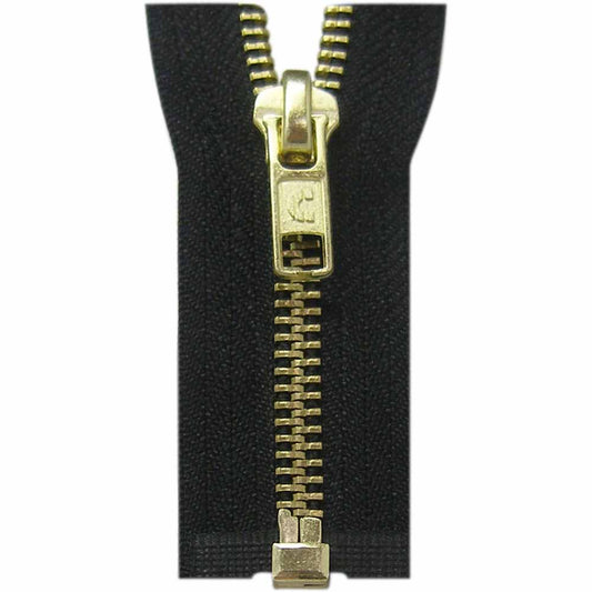 COSTUMAKERS 70 cm ( in) Outerwear One-Way Separating Zipper – Black