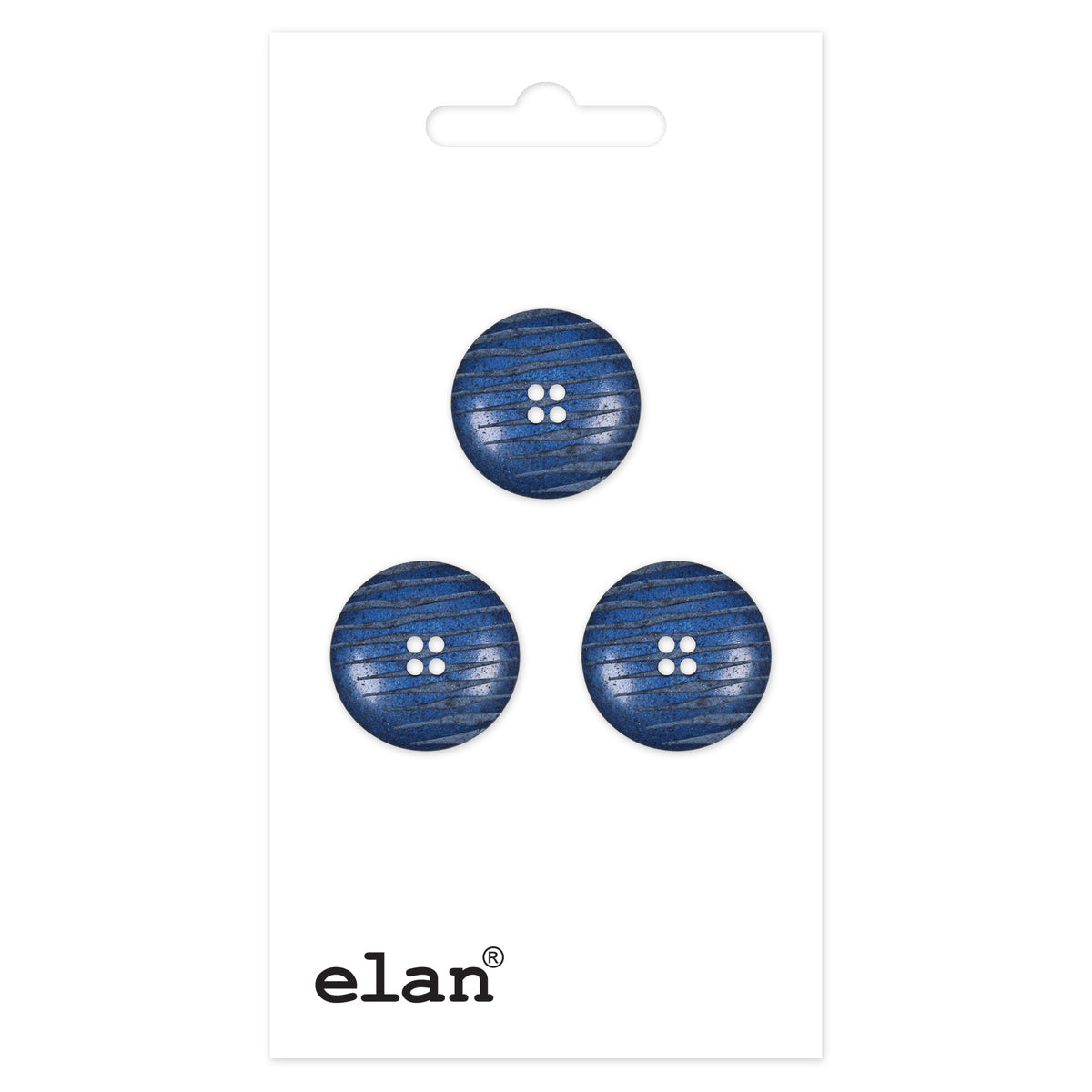 ELAN 2-Hole Button – 15 mm (5/8 in.) – 3 Count - packaged product view