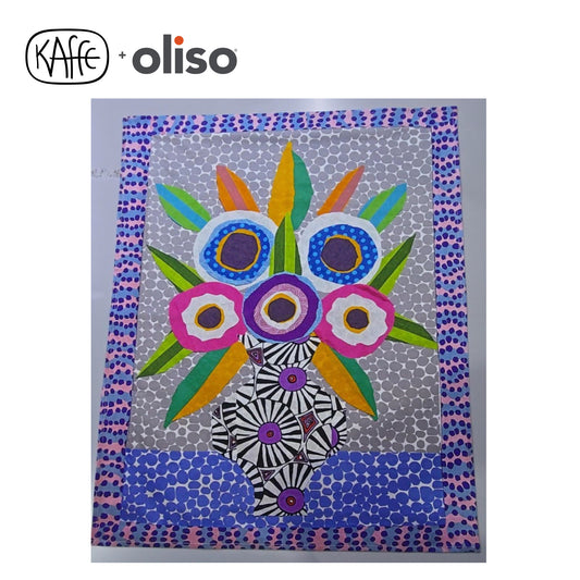 OLISO Kaffe Fassett Tea Towel Pressing Cloth 61 cm x 45.72 cm, SKU 5805008