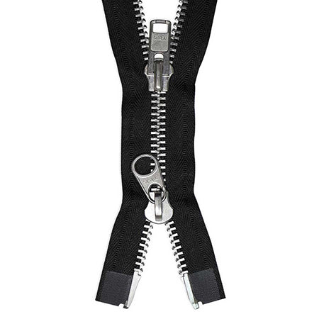 COSTUMAKERS 152 cm (60 in.) Outerwear Two-Way Separating Zipper - Black