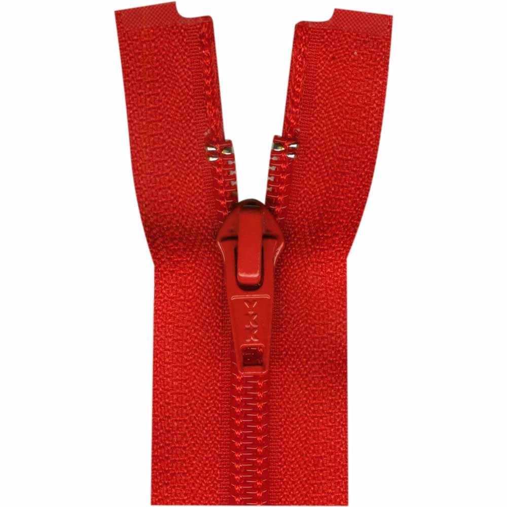 COSTUMAKERS Activewear One Way Separating Zipper 60cm (24") - Atom Red - 1760