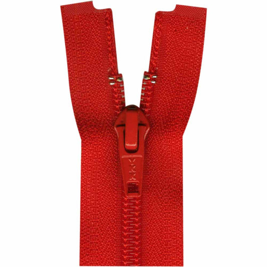 COSTUMAKERS Activewear One Way Separating Zipper 60cm (24") - Atom Red - 1760