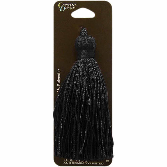 CREATIV DÉCOR Tassel 9.5cm (3 3/4"") - Black