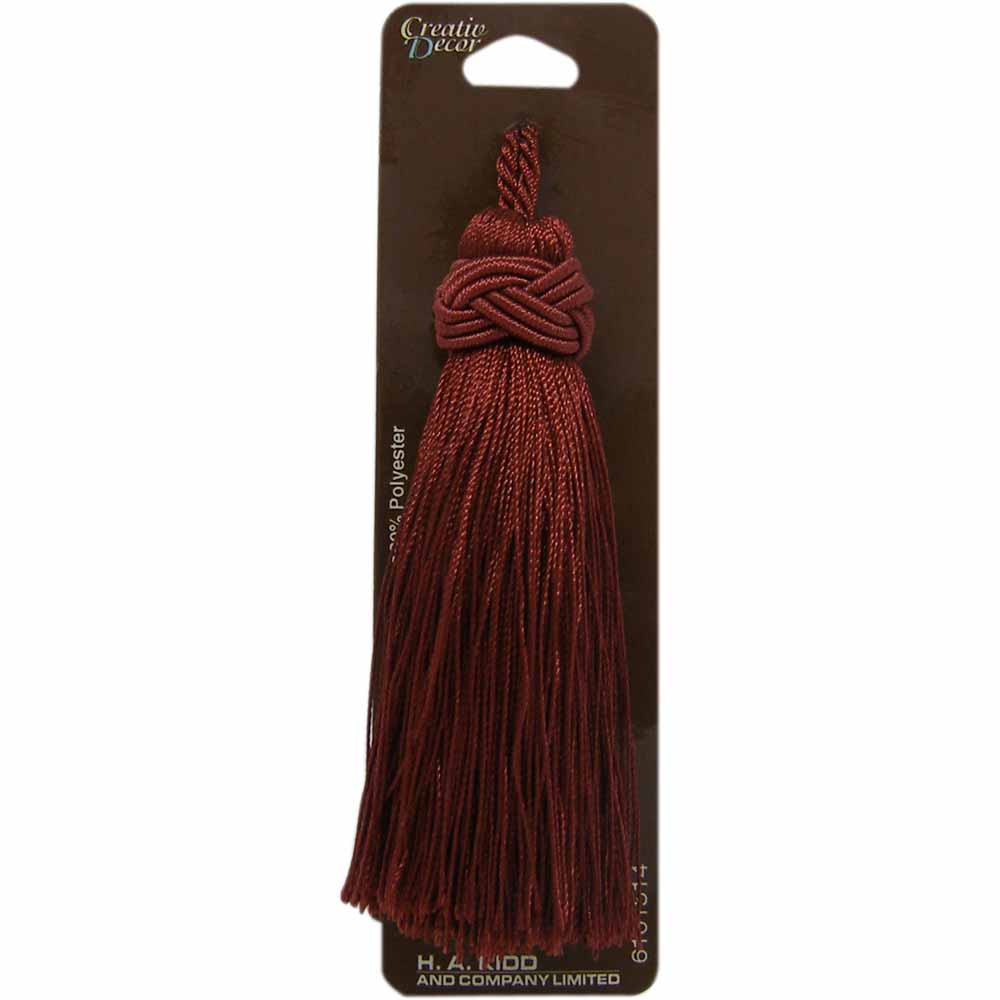 CREATIV DÉCOR Tassel 10cm (4"") - Wine