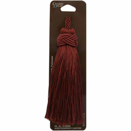 CREATIV DÉCOR Tassel 10cm (4"") - Wine