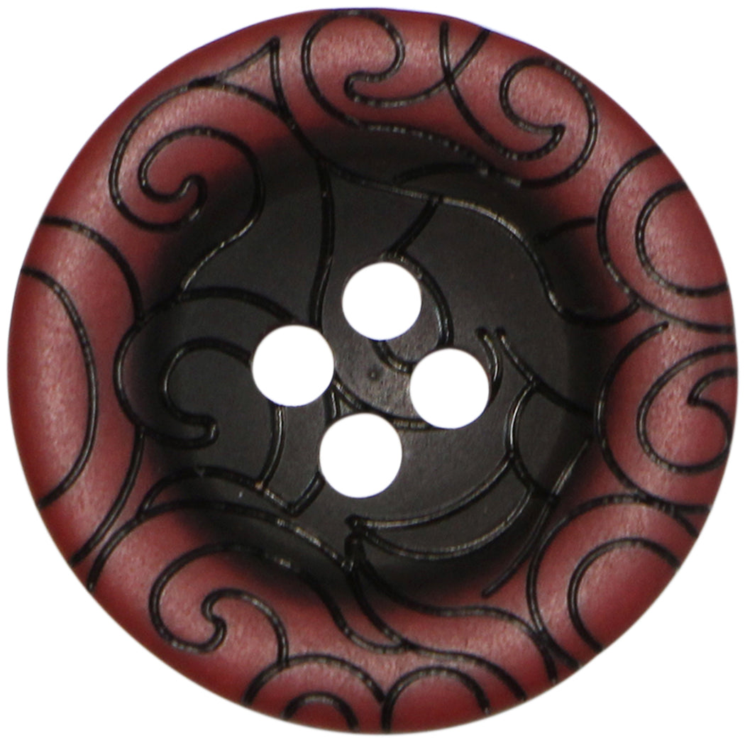 ELAN 4 Hole Button 18 mm (3/4 in), 3 Count