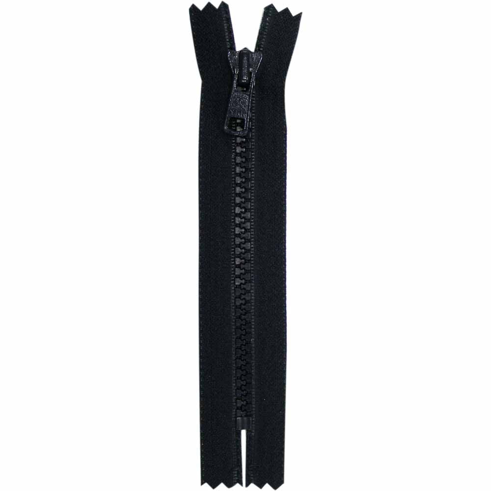 COSTUMAKERS 18 cm (7 in) Activewear Closed End Zipper – Black