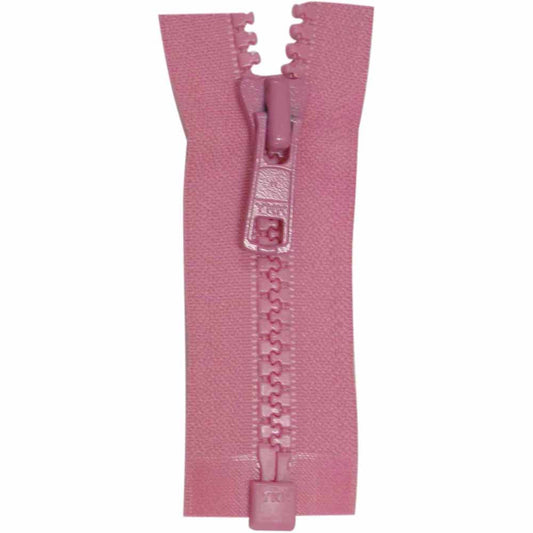 COSTUMAKERS — Activewear One-Way Separating Zipper 30cm (12"") — Holiday Pink — 30 cm (12") — 1764