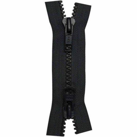 COSTUMAKERS 65 cm (26 in) Activewear Two-Way Separating Zipper – Black