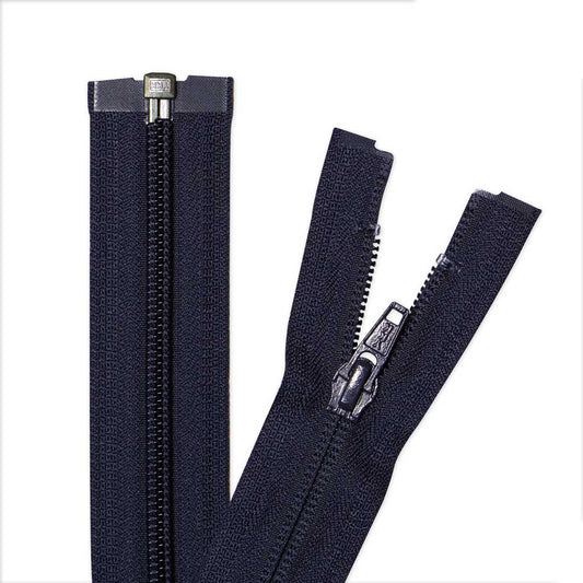 COSTUMAKERS 60 cm (24 in) Activewear Reverse Coil One-Way Separating Zipper – Navy