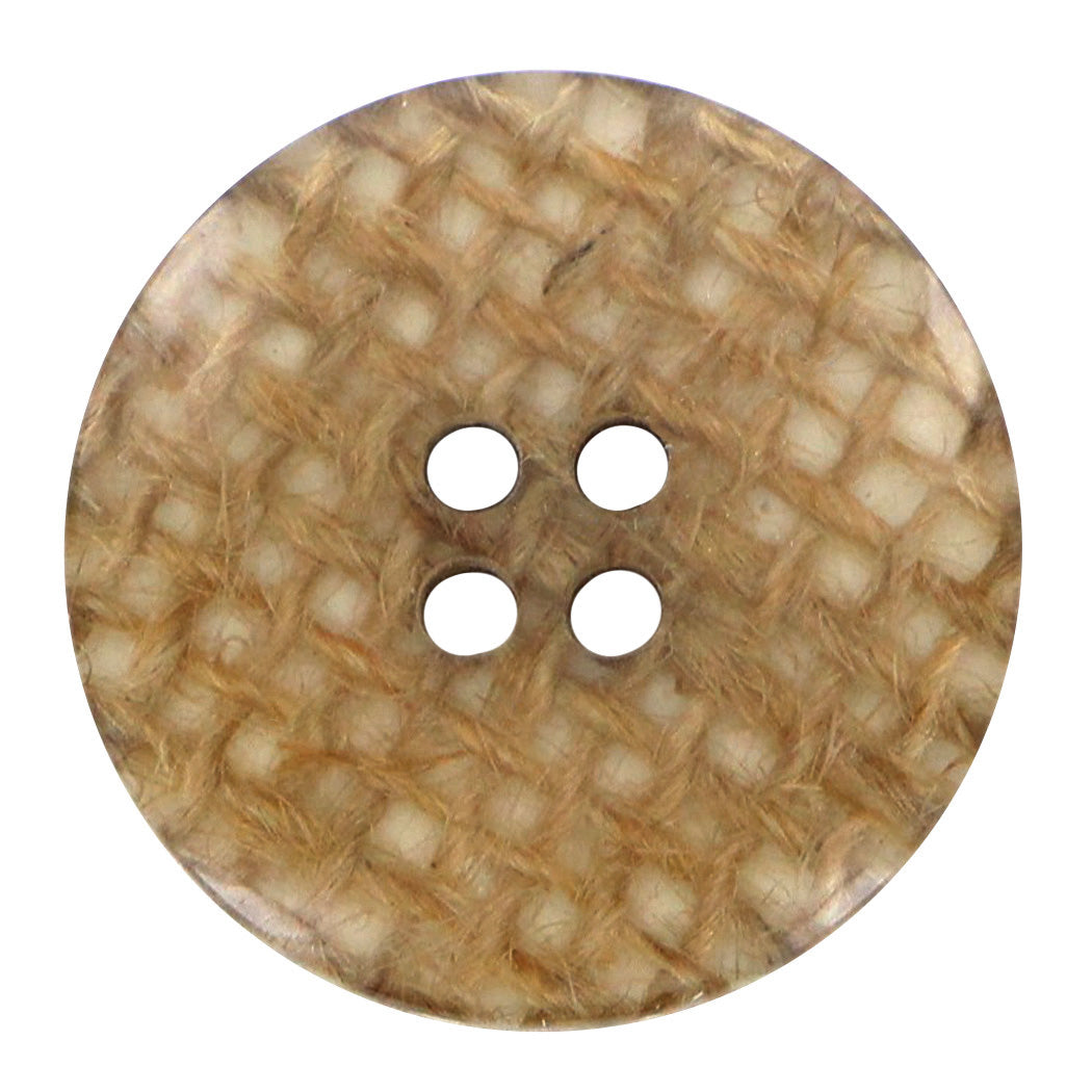 ELAN 4-hole beige buttons 25 mm, 2 count