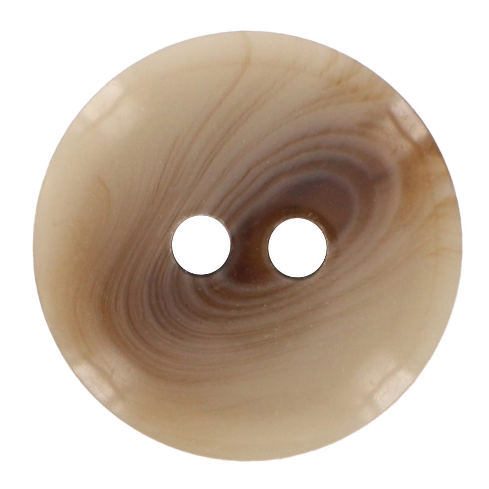 ELAN 2-hole beige buttons 23 mm, 2 count