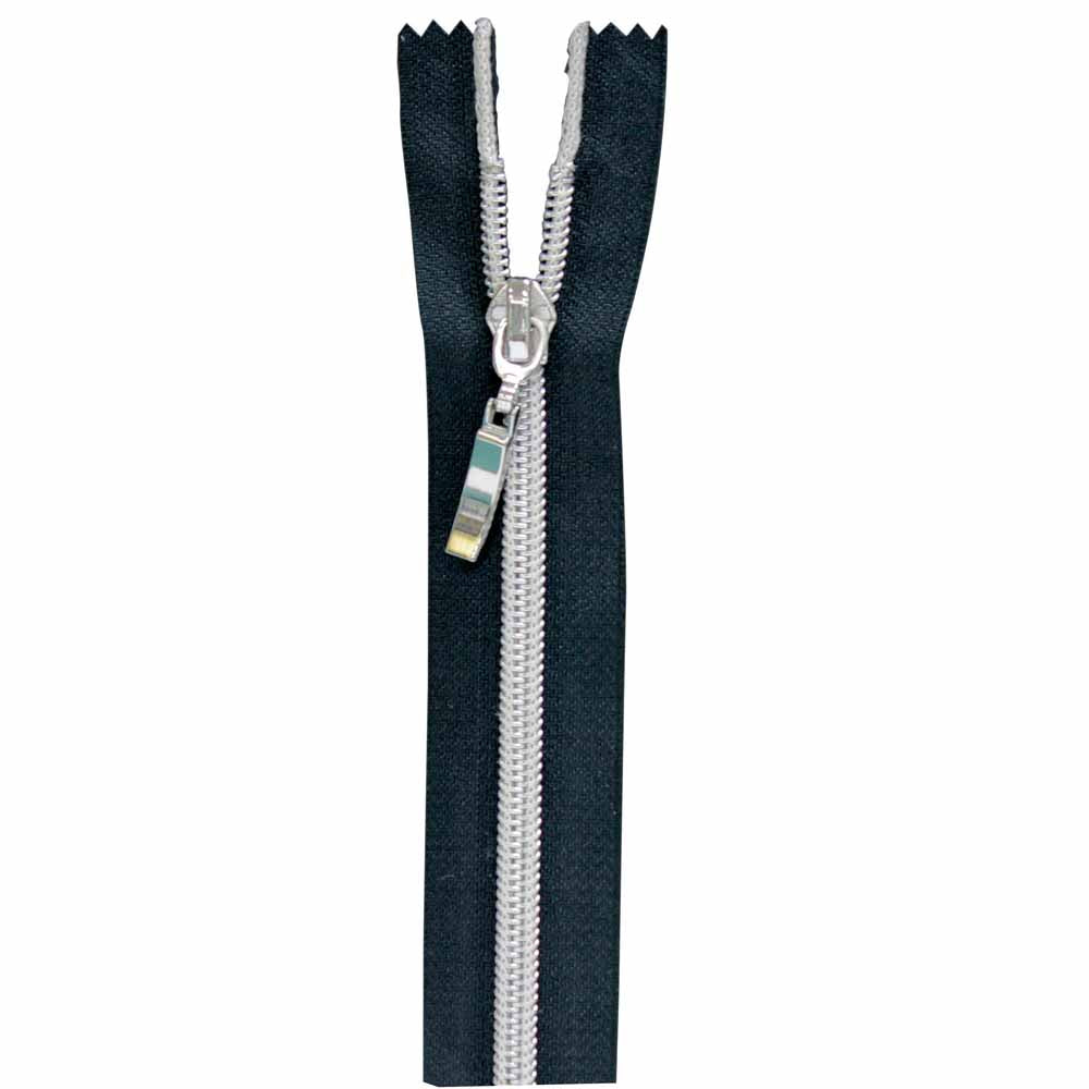 VIZZY Fashion Closed End Zipper 18 cm (7 in.) - Black - 1770