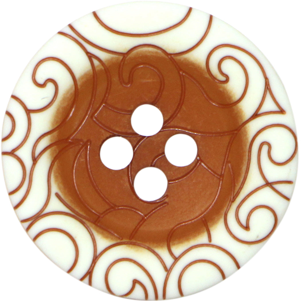 ELAN 4-Hole Button — 18 mm (3/4 in.) — 3 Count