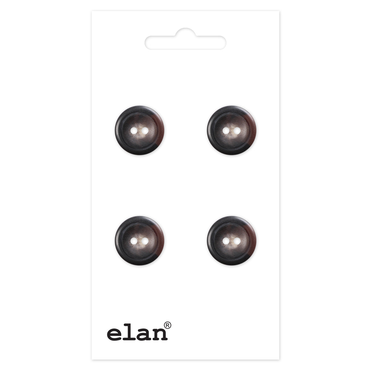 ELAN 2-hole button 11 mm (3/8 in), 4 count - 721422E