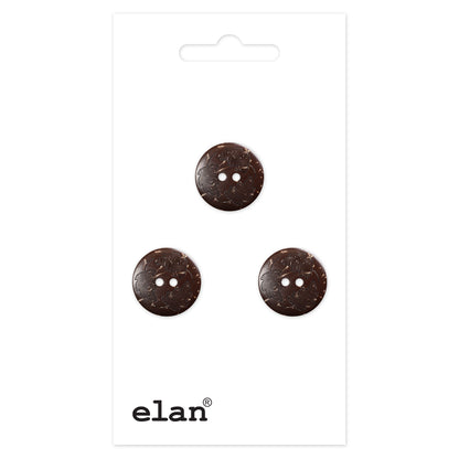 ELAN 2 Hole Button 15 mm (5/8 in), 3 Count