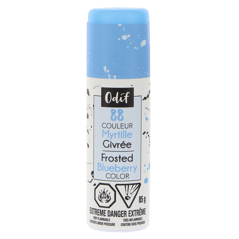 ODIF Peinture aérosol effet givrée - myrtille - 85g