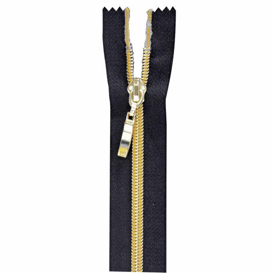 VIZZY Fashion Closed End Zipper 55 cm (22 in.) - Black - 1775
