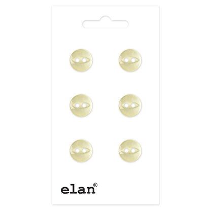 ELAN 2-Hole Button — 9 mm (3/8") — 6 Count