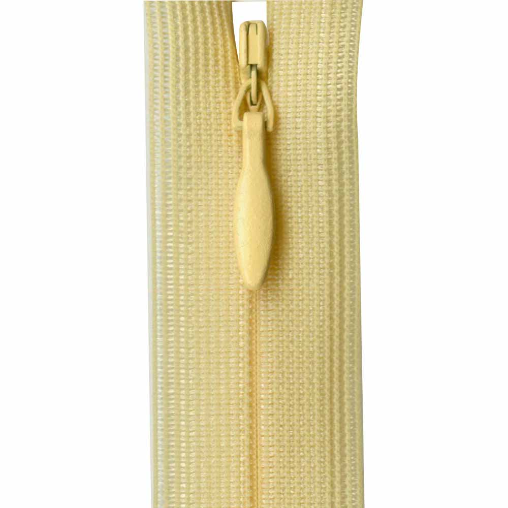 COSTUMAKERS — Invisible Closed-End Zipper 20cm (8"") — Butter — 20 cm (8") — 1780