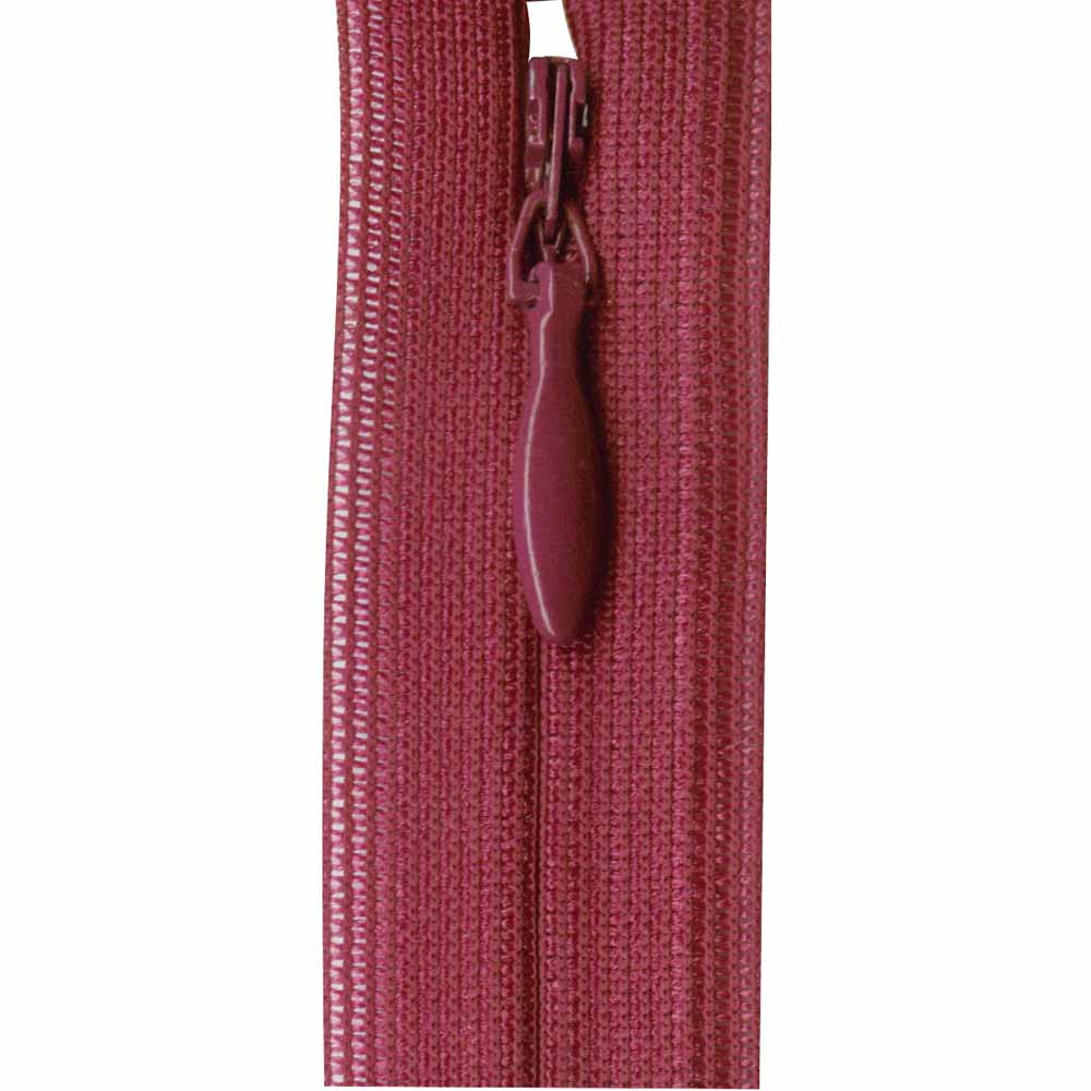 COSTUMAKERS — Invisible Closed-End Zipper 20cm (8"") — Plum — 20 cm (8") — 1780