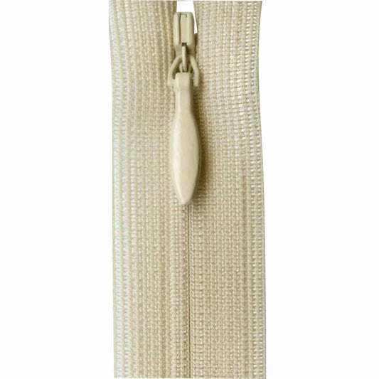 COSTUMAKERS Invisible Closed End Zipper 55cm (22") - Natural - 1780