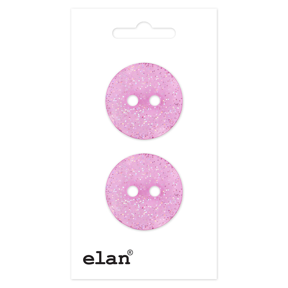 ELAN 2-Hole Buttons 23 mm (7/8 in.) - Purple, 2 Count
