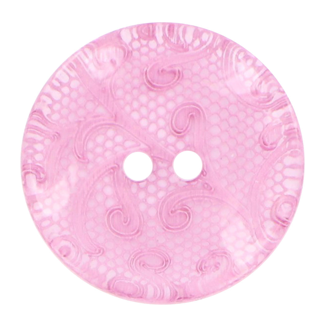 ELAN 2-hole purple button 23 mm, 1 count