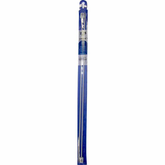 UNIQUE KNITTING – Single Point Knitting Needles – 35 cm – Aluminum – 2.75 mm (US 2)