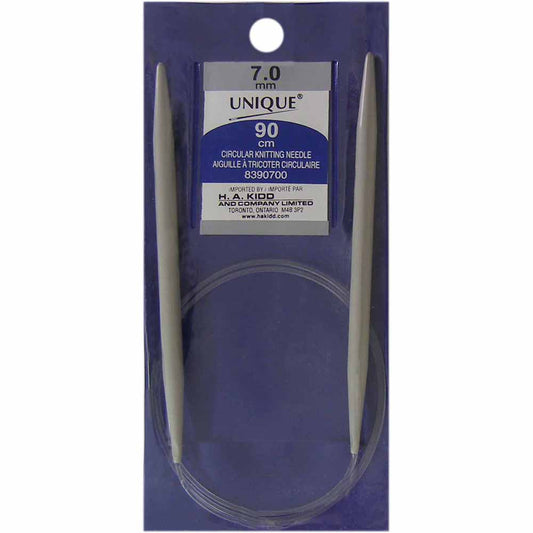 UNIQUE KNITTING Circular Knitting Needles 90cm (36") Aluminum — 7mm