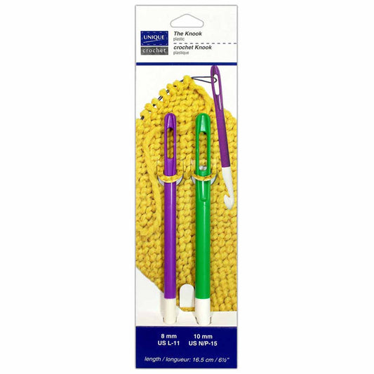 UNIQUE CROCHET The Knook Plastic – 16.5 cm (6 1/2") – 2 pc set