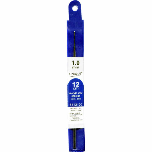 UNIQUE CROCHET Crochet Hook — 5″ Steel, 1 mm (US 10)