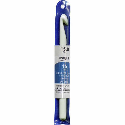 UNIQUE CROCHET – Crochet Hook – Plastic – 15 cm – 15 mm (US P/Q)