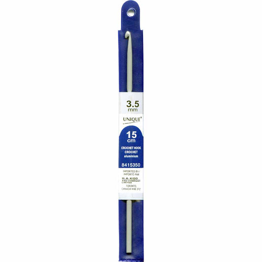 UNIQUE CROCHET Crochet Hook — 6″ Aluminum, 3.5 mm (US E‑4)