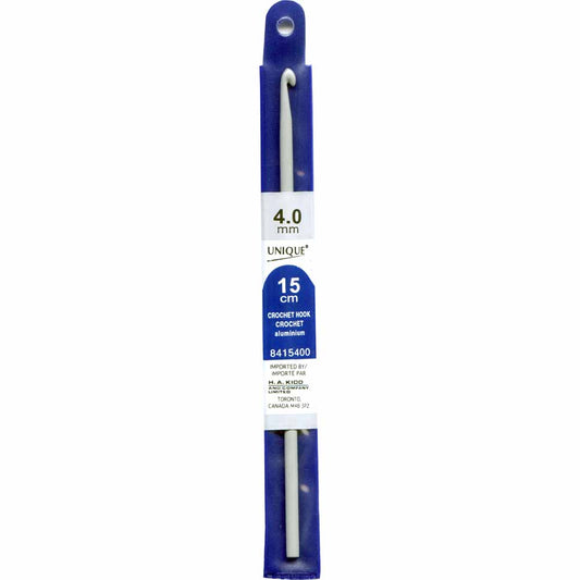 UNIQUE CROCHET Crochet Hook — 6″ Aluminum, 4 mm (US G‑6)