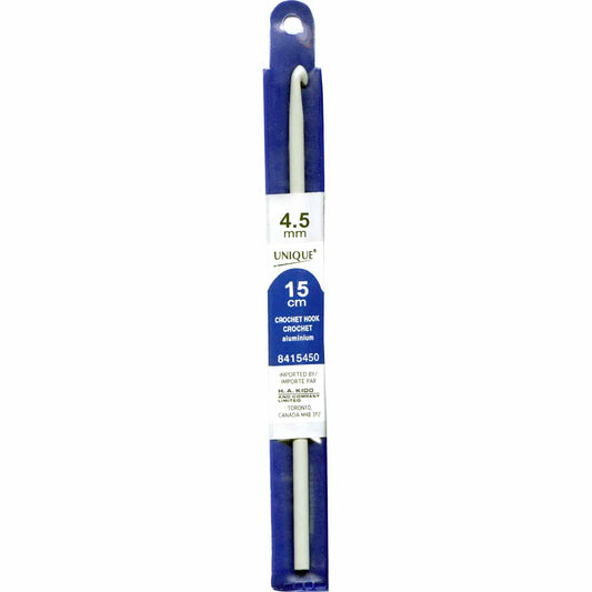 UNIQUE CROCHET Crochet Hook — 6″ Aluminum, 4.5 mm (US 7)