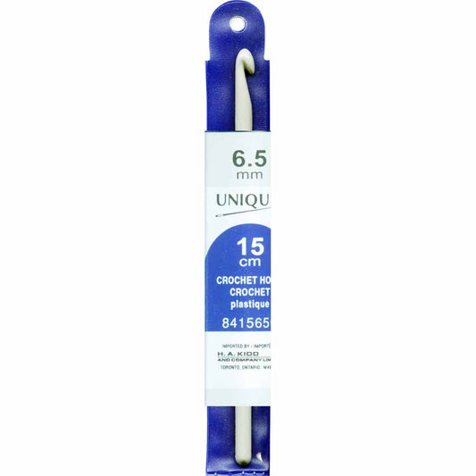 UNIQUE CROCHET Crochet Hook — 6″ Plastic, 6.5 mm (US K‑10.5)