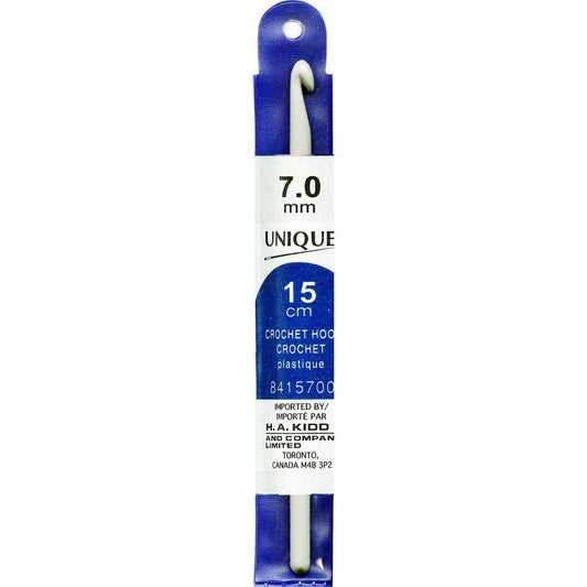 UNIQUE CROCHET Crochet Hook — 6″ Plastic, 7 mm