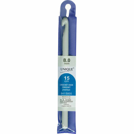 UNIQUE CROCHET Crochet Hook — 6″ Plastic, 8 mm (US L‑11)