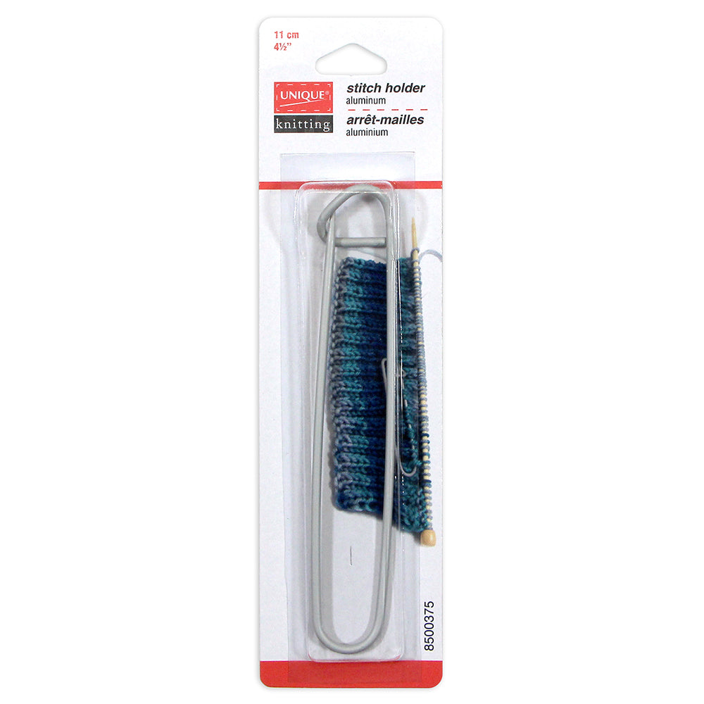 UNIQUE KNITTING Stitch Holder — 11 cm (4.3 in) — Aluminum