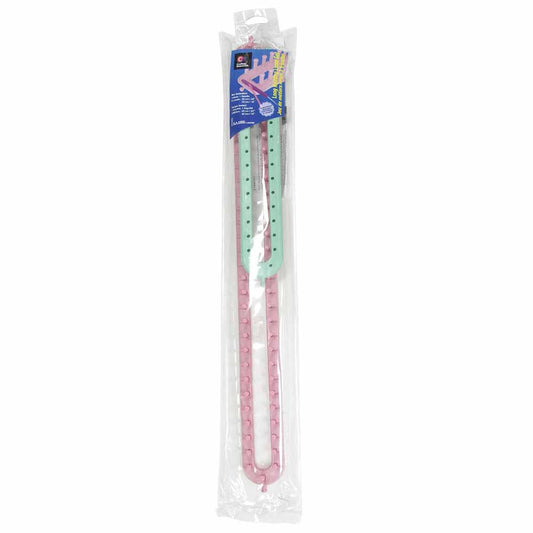 CRAFTING ESSENTIALS Long Knitting Loom Set - 25 & 56cm (10"" & 22"")
