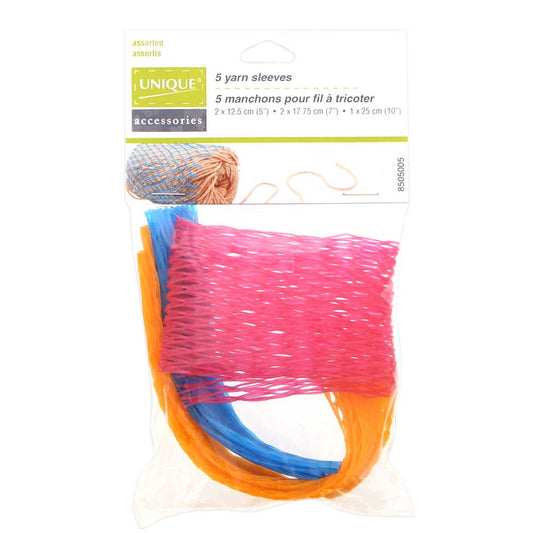 UNIQUE KNITTING Yarn Sleeves — 5‑Piece Set to Tame Skeins & Balls