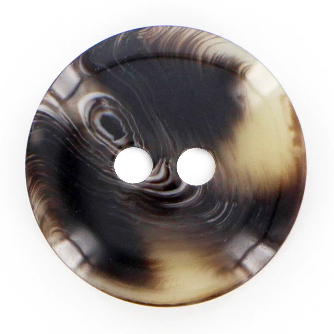 ELAN 2-hole grey buttons 23 mm, 2 count