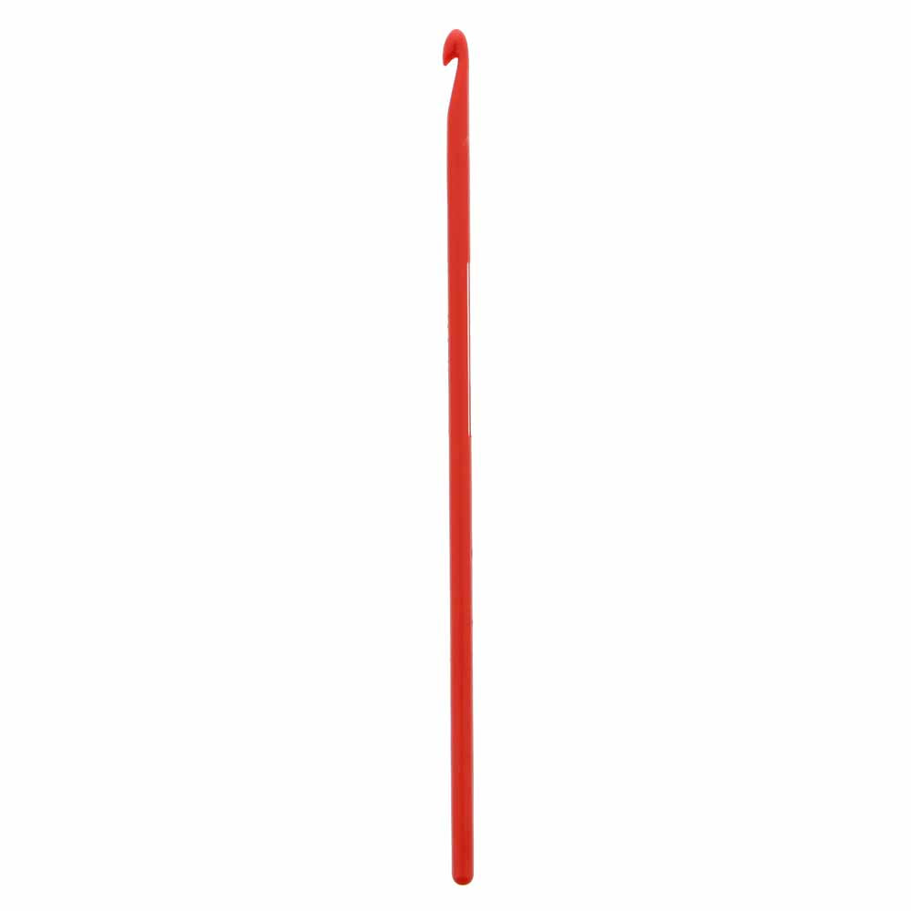 KNITTING ESSENTIALS Kids Crochet Hook – 15 cm (6 in.) – 4 mm / US G-6 – Red