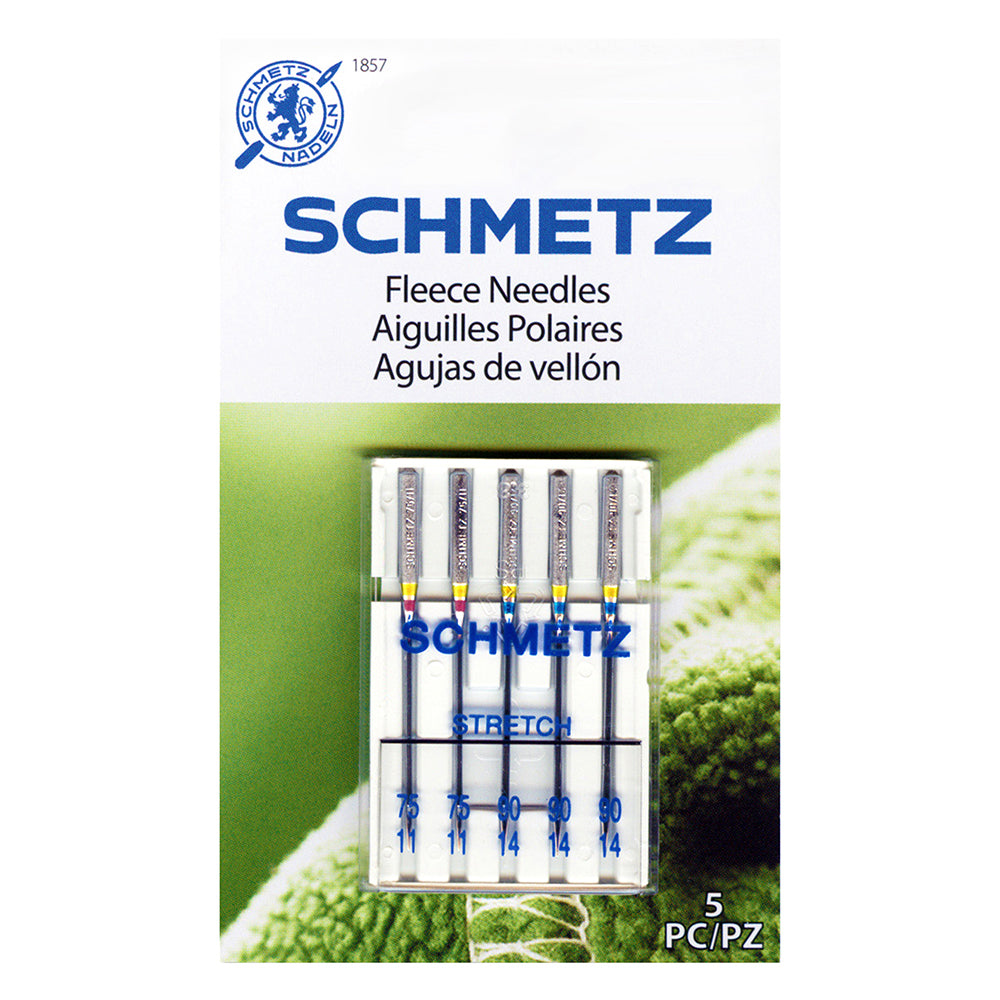 SCHMETZ #1857 Fleece Needles Pack Carded - Assorted - 5 count